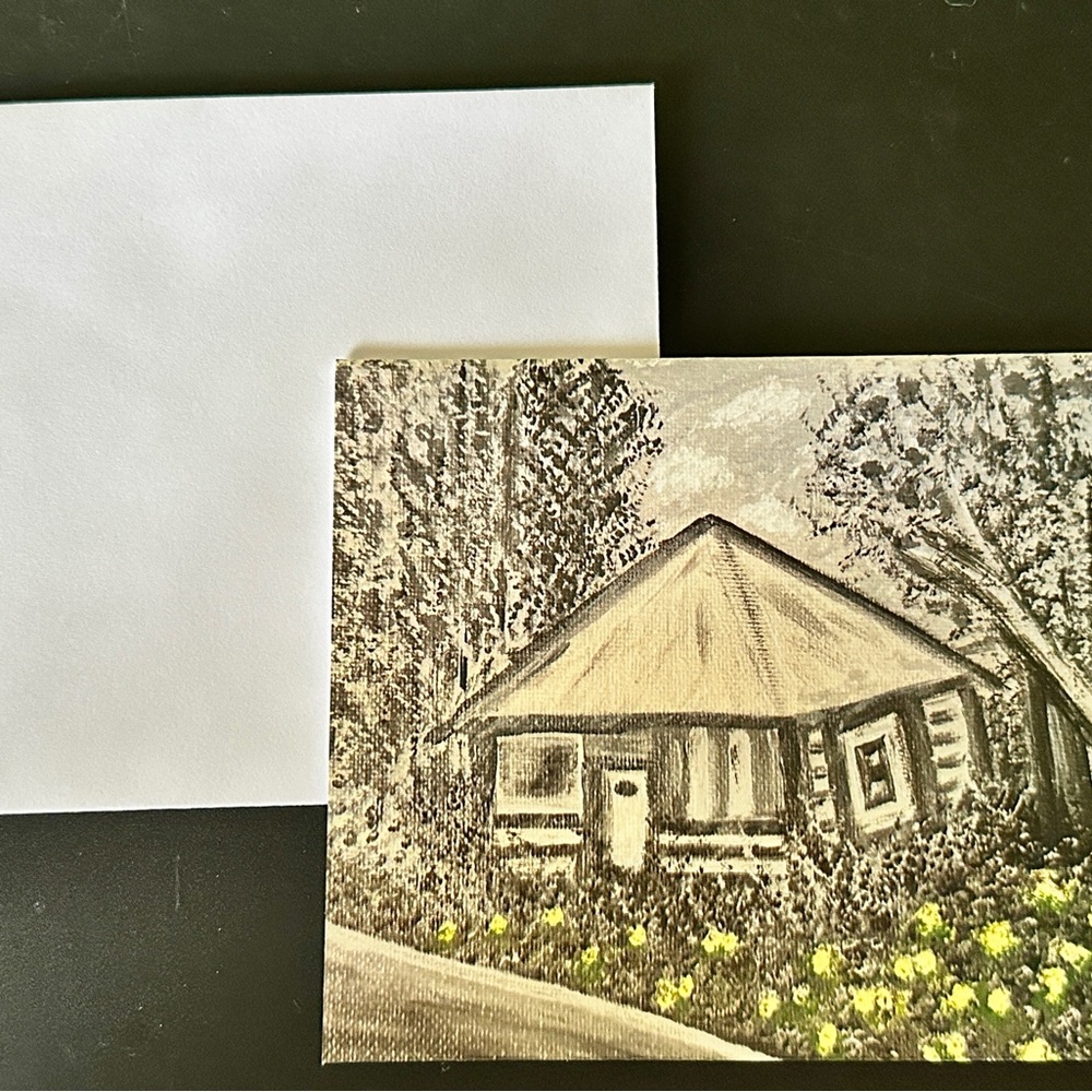 Note Card-Signed & Numbered 5x7 print. Replica of original acrylic painting 2of2